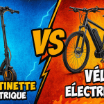 Comparatif trottinette électrique vs vélo électrique pour trajets quotidiens en 2025.